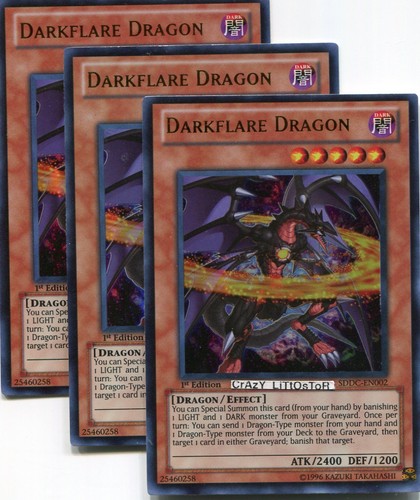 Oh darkflare dragon - 3, yu-gi-oh