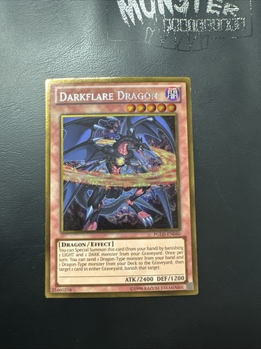 Yugioh darkflare dragon gold - dragon,